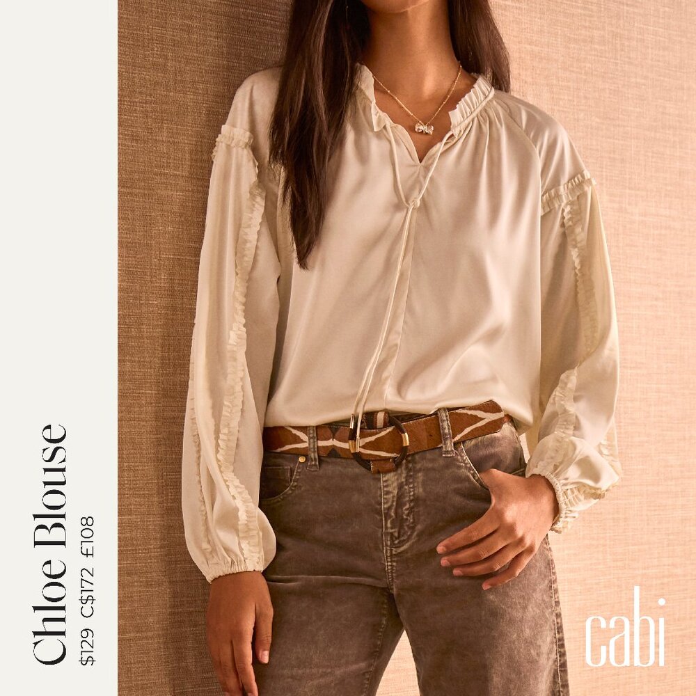 Cabi Chloe Blouse (S) Sample Sale